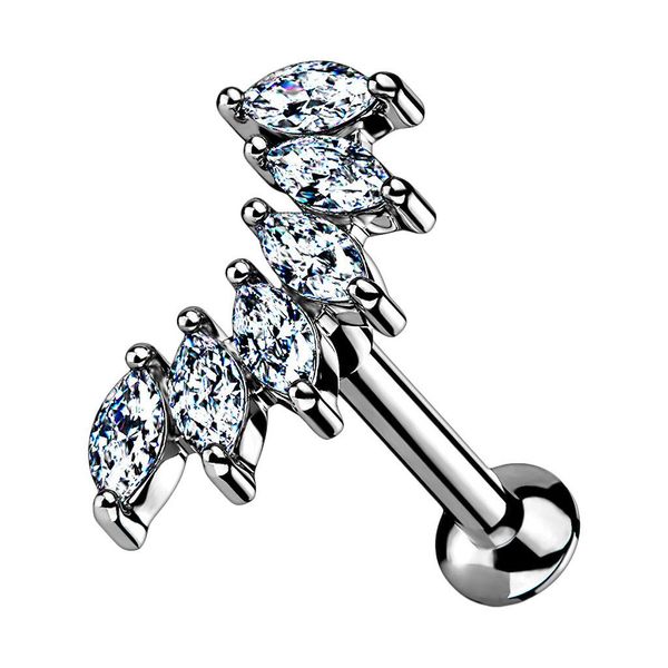 Taffstyle Piercing-Set Tragus Labret Piercing Stecker günstig online kaufen