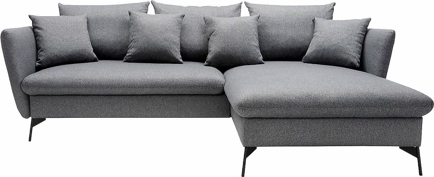 OTTO home Ecksofa "LIVORNO,258 cm, L-Form," Schlaffunktion u. Bettkasten (1 günstig online kaufen