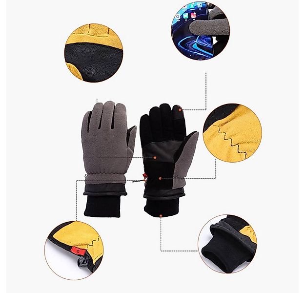 Blusmart Fahrradhandschuhe Männer Frauen Winter Handschuhe Warme (Nicht-sli günstig online kaufen