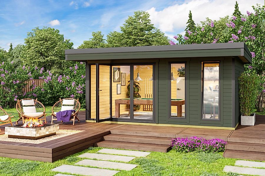 Nordic Holz Gartenhaus "DOMEO 8" günstig online kaufen