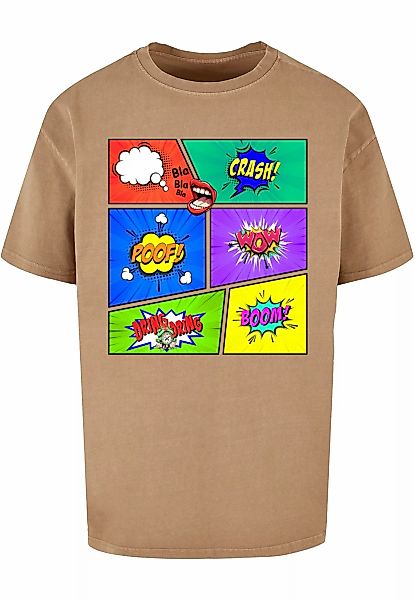 Merchcode T-Shirt "Merchcode Herren Book Comic Acid Washed Oversized Tee", günstig online kaufen