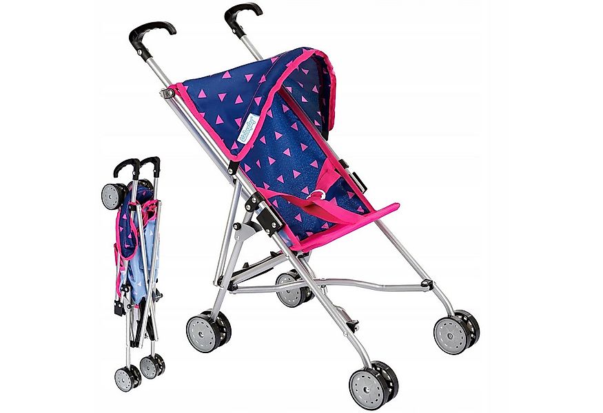 Kinderplay Dolls & Strollers Puppenwagen Puppenbuggy mit Verdeck – Leicht u günstig online kaufen