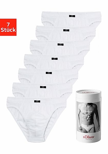 s.Oliver Slip "Herren Unterhose", 7 Stk. Wochenration in einer Dose günstig online kaufen