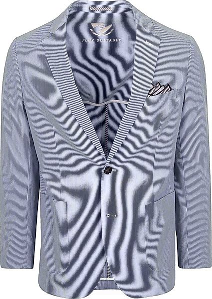 Suitable Blazer Lind Streifen Blau - Größe 50 günstig online kaufen