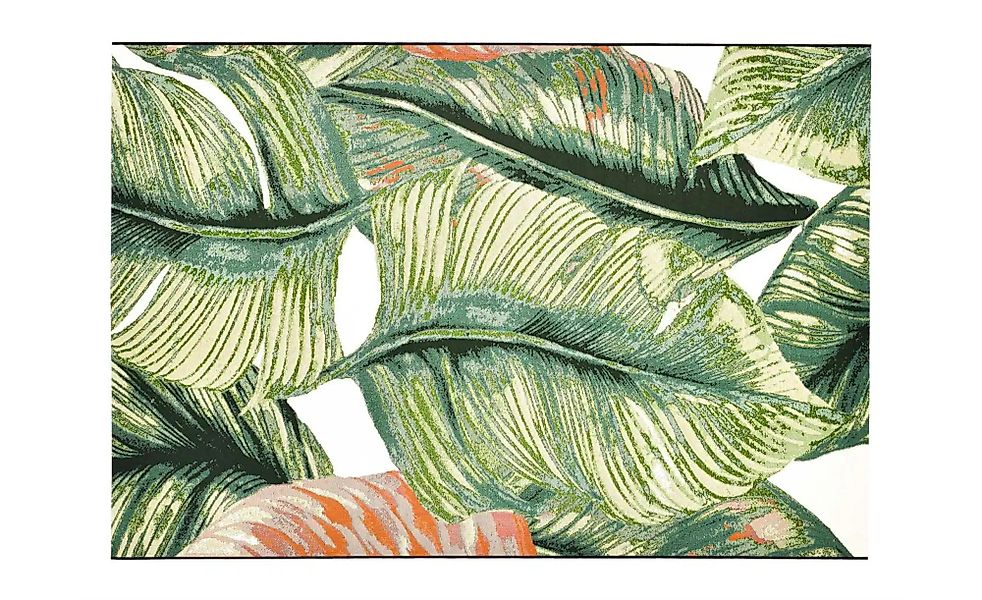 Tom Tailor In-und Outdoor-Teppich  Garden Leaf ¦ grün ¦ Synthetische Fasern günstig online kaufen