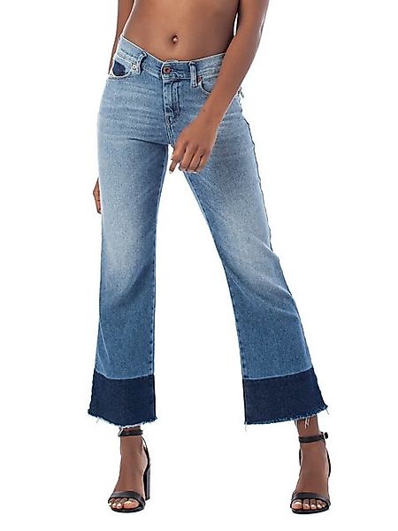 Diesel Straight-Jeans Diesel Sandy-Kick 084TF Stretch Damen Jeans 7/8 Strai günstig online kaufen
