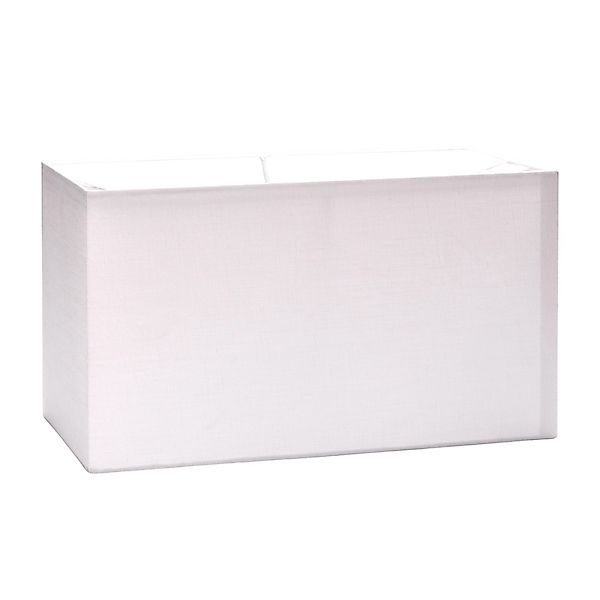 Orion Lightstyle Lampenschirm Rechteckig 32 x 16 x 18 cm Weiß günstig online kaufen
