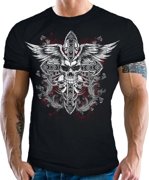 LOBO NEGRO® T-Shirt für Occult Gothic günstig online kaufen