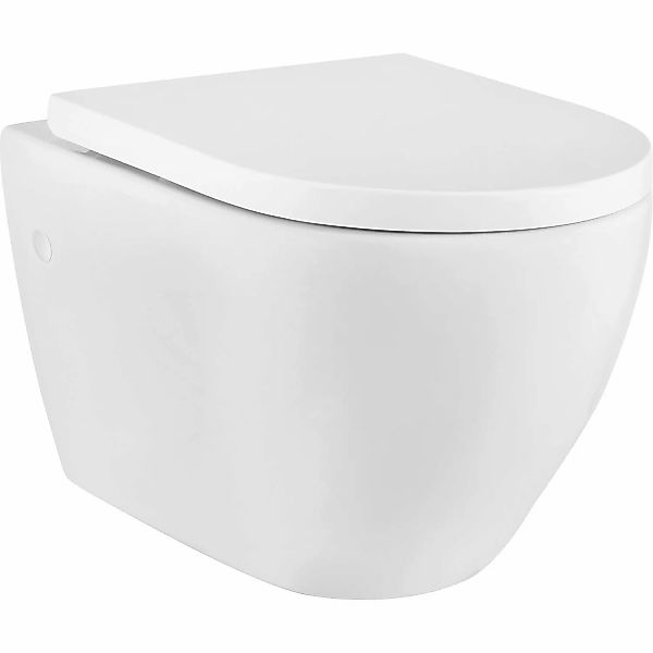 baliv Wand WC-Set Kingston Tiefspüler weiß spülrandlos günstig online kaufen