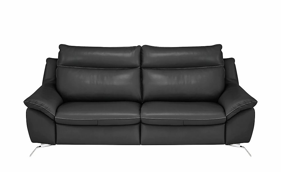 Natuzzi Editions Sofa aus Echtleder Orlando ¦ schwarz ¦ Maße (cm): B: 219 H günstig online kaufen