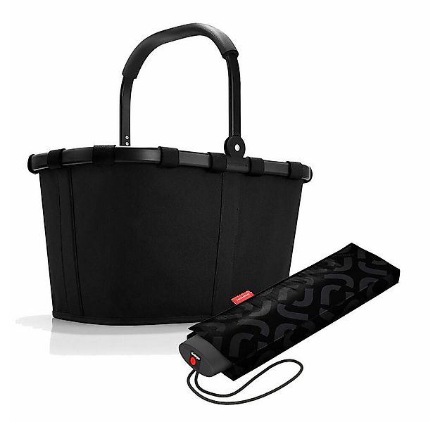 REISENTHEL® Einkaufskorb carrybag Set Frame Black, mit umbrella pocket mini günstig online kaufen