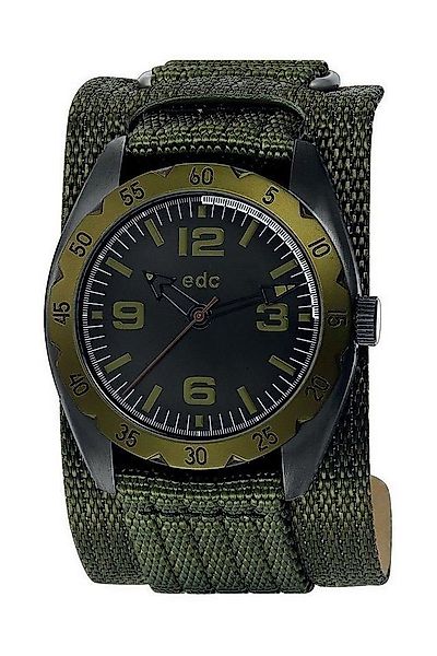 edc by Esprit Quarzuhr Metal Grid Battle Green, aus Edestahl, mit Textil-/L günstig online kaufen