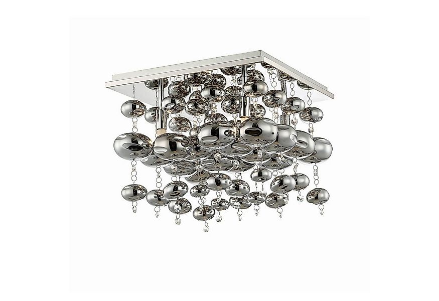 Lindby Deckenleuchten Esfera, Metall, Chrom IP20, 4 x 33 W günstig online kaufen