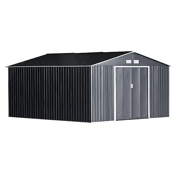 Outsunny Gerätehaus Fahrradschuppen, Schuppen, BxT: 340x386 günstig online kaufen
