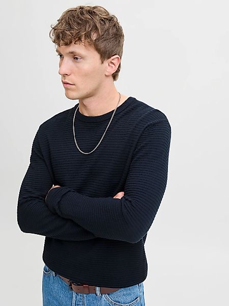 Jack & Jones Rundhalspullover "JJOTTO KNIT CREW NECK AW25" günstig online kaufen