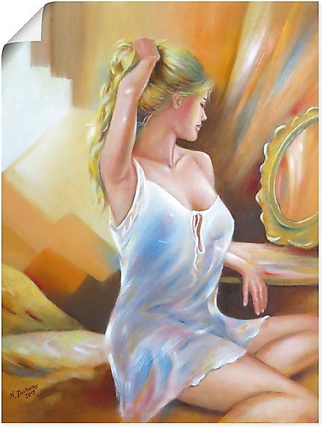 Artland Poster Sexy Frau am Spiegel, Erotische Bilder (1 St), ohne Rahmen günstig online kaufen