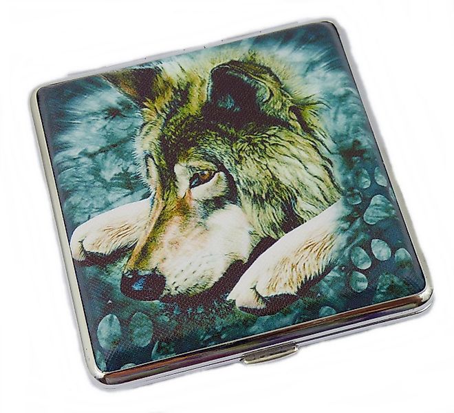 Westernlifestyle Aufbewahrungsbox Zigarettenetui Wolf Adler günstig online kaufen