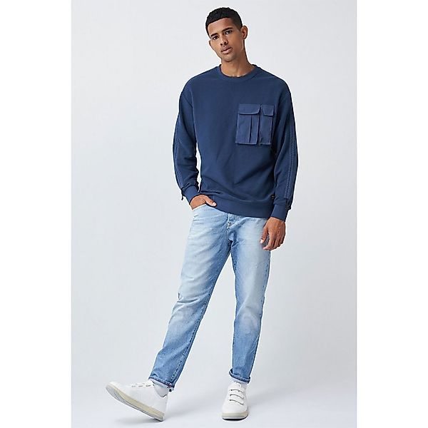 Salsa Jeans 125512-806 / Plush Pocket Pullover 2XL Blue günstig online kaufen