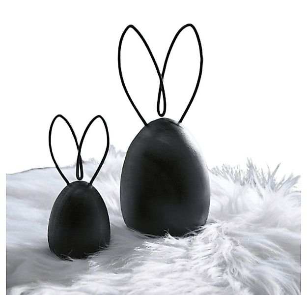 Home-trends24.de Osterhase Hase Schwarz Osterhase Ostern Frühling Deko Tisc günstig online kaufen