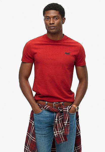 Superdry Rundhalsshirt "ESSENTIAL LOGO EMB TEE" günstig online kaufen