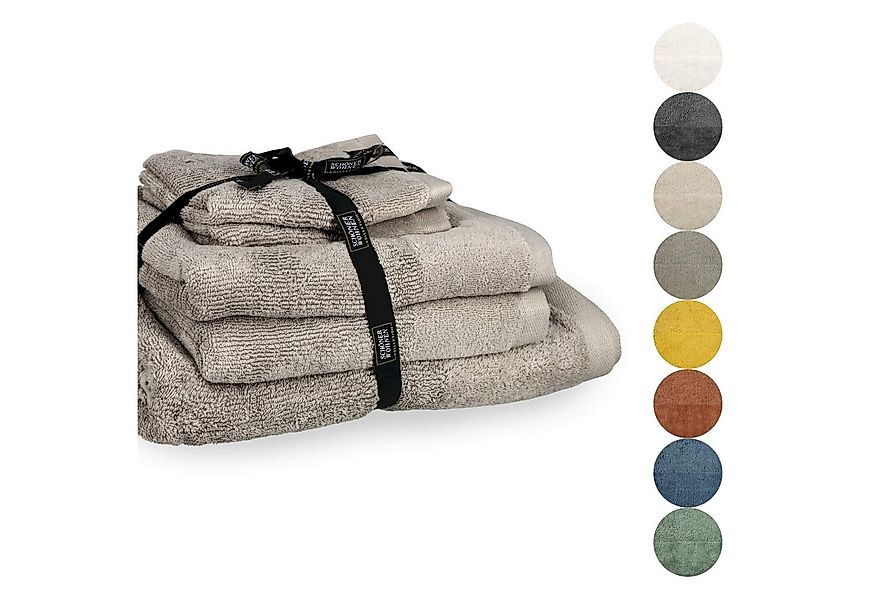 SCHÖNER WOHNEN-Kollektion Handtuch Set SENSE Handtuch Set, Baumwolle (Spar- günstig online kaufen