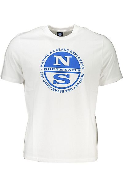 North Sails T-Shirt Herren Kurzarm-T-Shirt Weiß günstig online kaufen