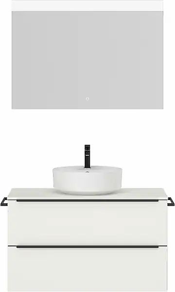 nobilia® Badmöbel-Set »Alvene« vormontiert, mit Soft-Close, 2 Stk. tlg. günstig online kaufen