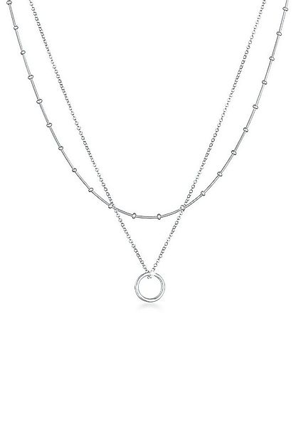 Elli Gliederkette Layer Kugelkette Kreis Rund 925 Silber günstig online kaufen