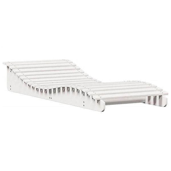 vidaXL Sonnenliege Weiß 205x80x31,5 cm Massivholz Kiefer 832585 günstig online kaufen