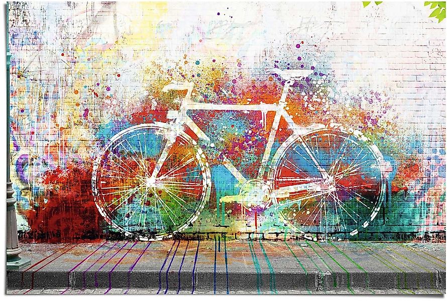 Reinders Poster "Graffiti Fahrrad" 1 Stk. tlg. günstig online kaufen