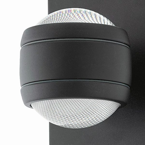 home24 LED-Auáenwandleuchte Sesimba II günstig online kaufen
