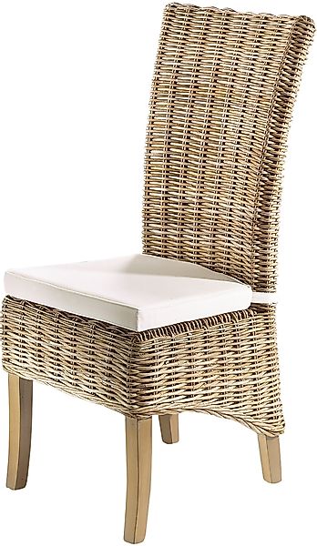 Kobolo Rattanstuhl NEWPORT Stuhl Hochlehner Rattan günstig online kaufen