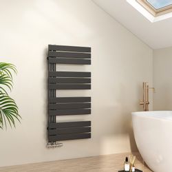 Emke Badheizkörper 160x60cm 958W Schwarz Handtuchwärmer für Badezimmer Hand günstig online kaufen