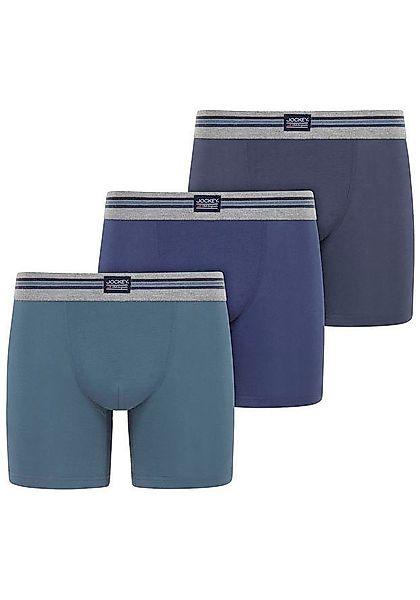 Jockey Trunk "Cotton Stretch" 3er Pack, Mittlere Bundhöhe, längeres Bein, L günstig online kaufen