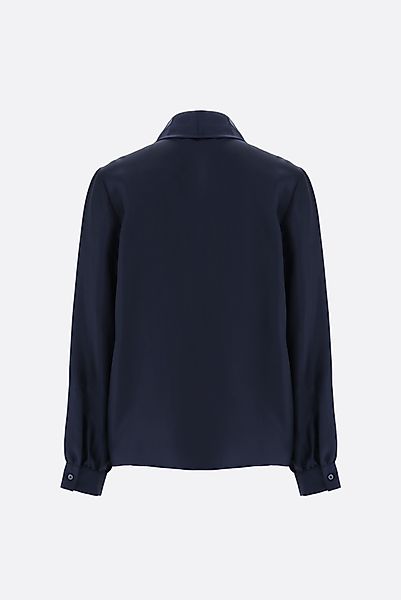 Seidenbluse mit Schluppe Boxy Fit günstig online kaufen