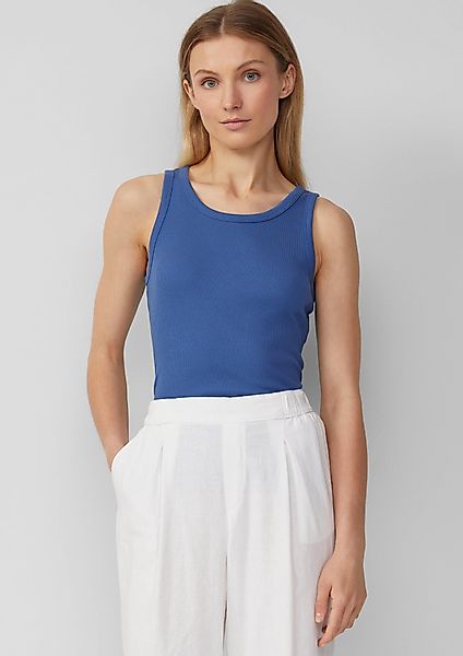 s.Oliver Shirttop Weiches Slim-Fit-Top aus Rippware günstig online kaufen