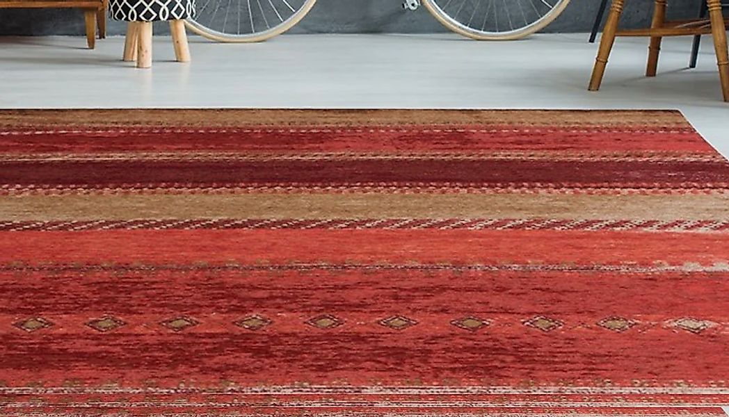calo-deluxe Teppich "Ophir 205" rechteckig 8 mm Höhe Kurzflor, Wohnzimmer günstig online kaufen