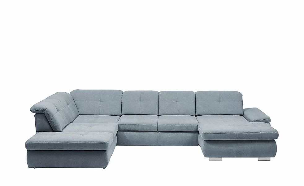 Lounge Collection Wohnlandschaft Flachgewebe  Affair ¦ blau ¦ Maße (cm): B: günstig online kaufen