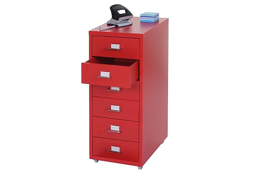 MCW Rollcontainer T851-6, 6 Schubladen mit Vollauszug, inkl. Etiketten und günstig online kaufen