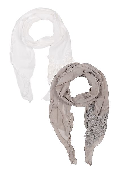 Cassandra Accessoires Schal Romantik, (2er-Set), mit günstig online kaufen