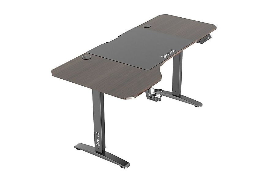 pro.tec Schreibtisch, »Oxnard« Höhenverstellbarer Schreibtisch 160x75cm Wal günstig online kaufen