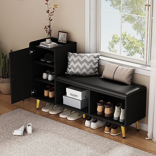 STILVORA Schuhschrank mit sitzbank Schuhkipper mit günstig online kaufen