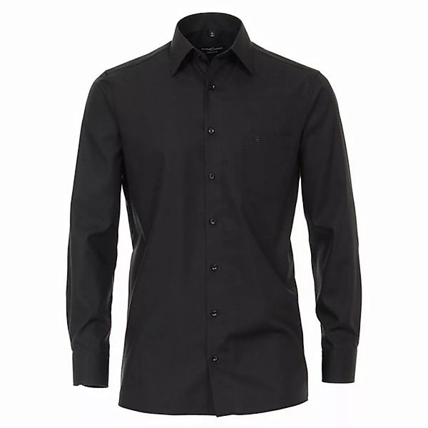 CASAMODA Langarmhemd Große Größen Herren Langarmhemd schwarz bügelfrei Casa günstig online kaufen