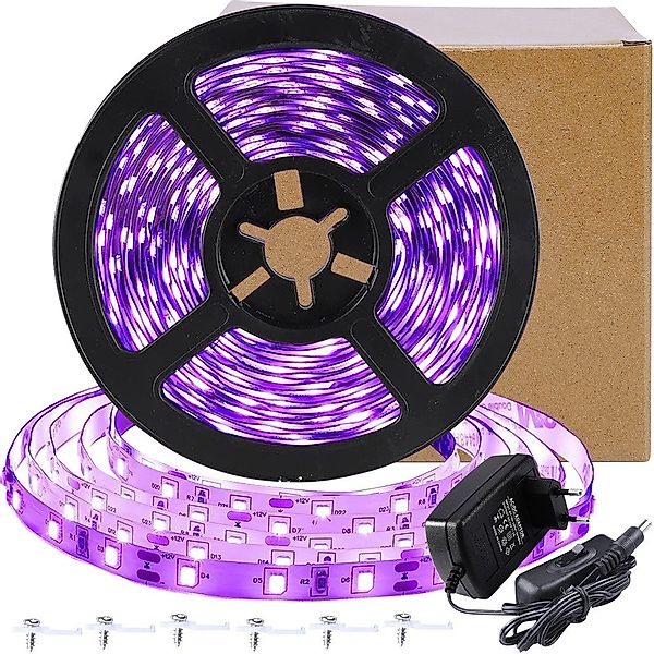 MUPOO LED-Streifen 5M/12M LED Stripe,LED UV-Schwarzlicht günstig online kaufen