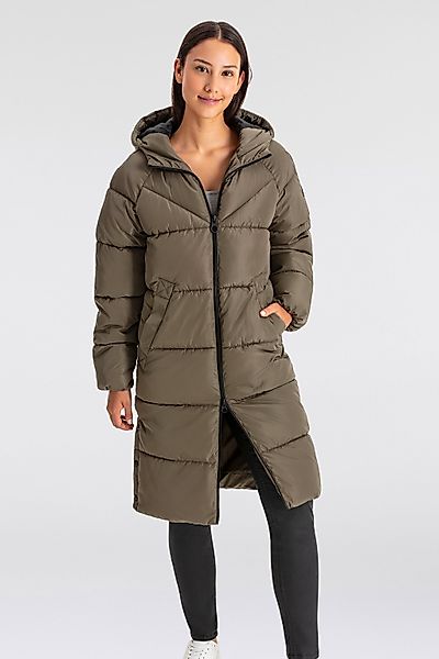 ONLY Steppmantel "ONLAMAND – Langer Puffercoat mit 2-Wege-Reißverschluss", günstig online kaufen