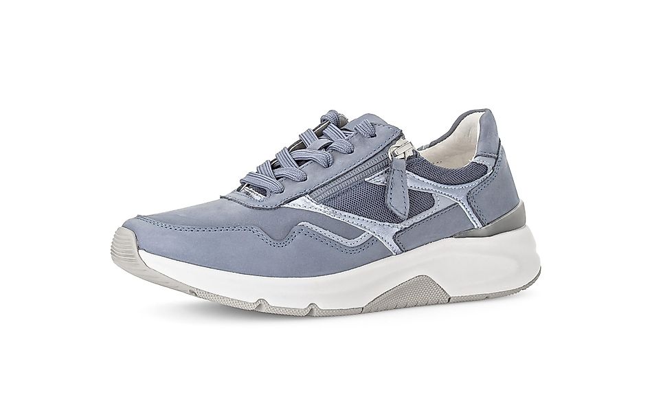 Gabor GABOR Rollingsoft Blau Schnürschuh günstig online kaufen