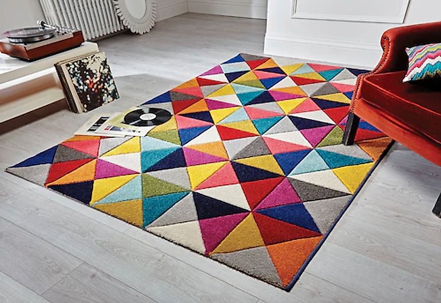 FLAIR RUGS Teppich »SAMBA«, 10 mm Höhe, Handgeschnitzt günstig online kaufen