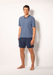 le jogger Pyjama Packung, 2 Stück, 4 Stk. tlg., Schlafanzug mit garngefärbt günstig online kaufen