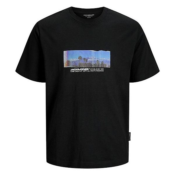 Jack & Jones T-Shirt JCOSAGO Photo Slub Tee SS Crew Neck mit Print auf der günstig online kaufen