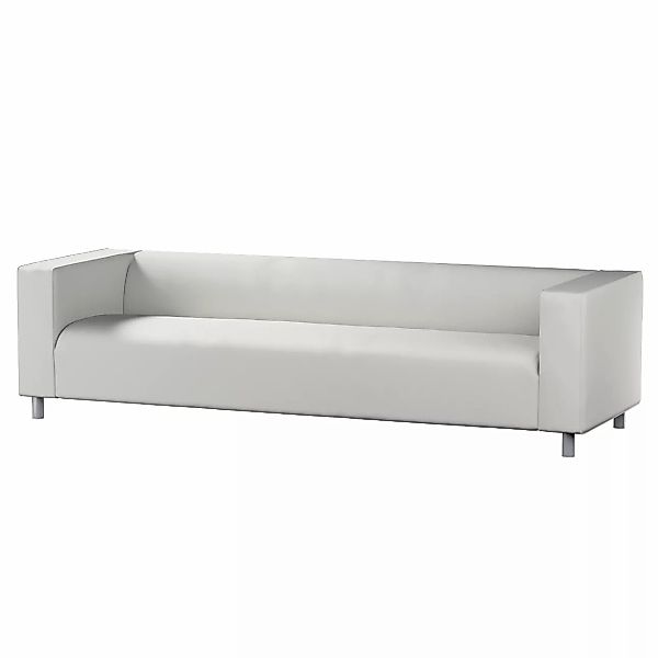 Bezug für Klippan 4-Sitzer Sofa, hellgrau, Bezug für Klippan 4-Sitzer, Etna günstig online kaufen